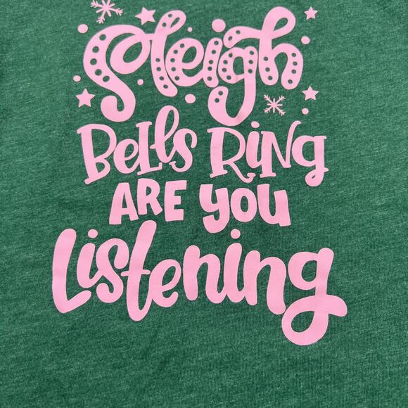 Small Shop Sleigh Bells Holiday Tee - Picture 2 of 4